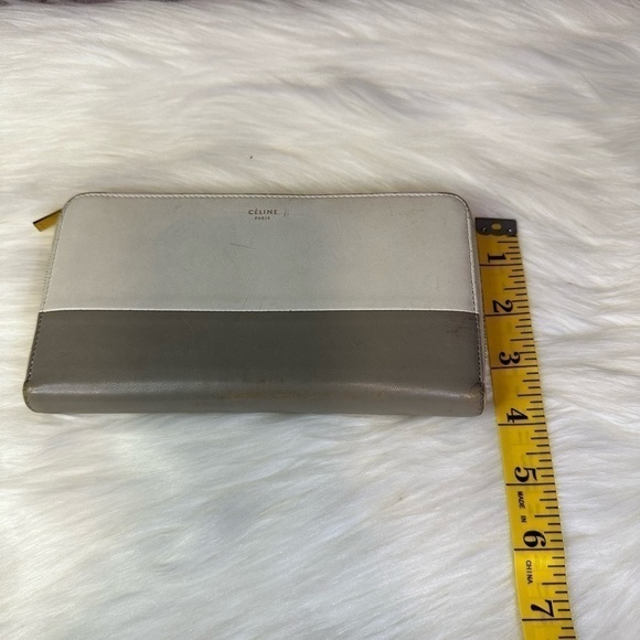CELINE continental zip leather wallet - Picture 15 of 16